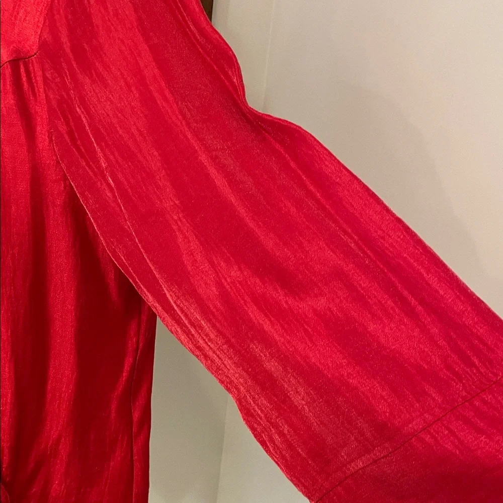 Ruby Rd. Shimmering Red Jacket - Picture 4 of 9